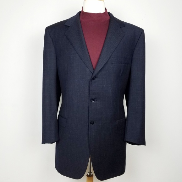 Brioni for Neiman marcus 100% wool plaid blazer